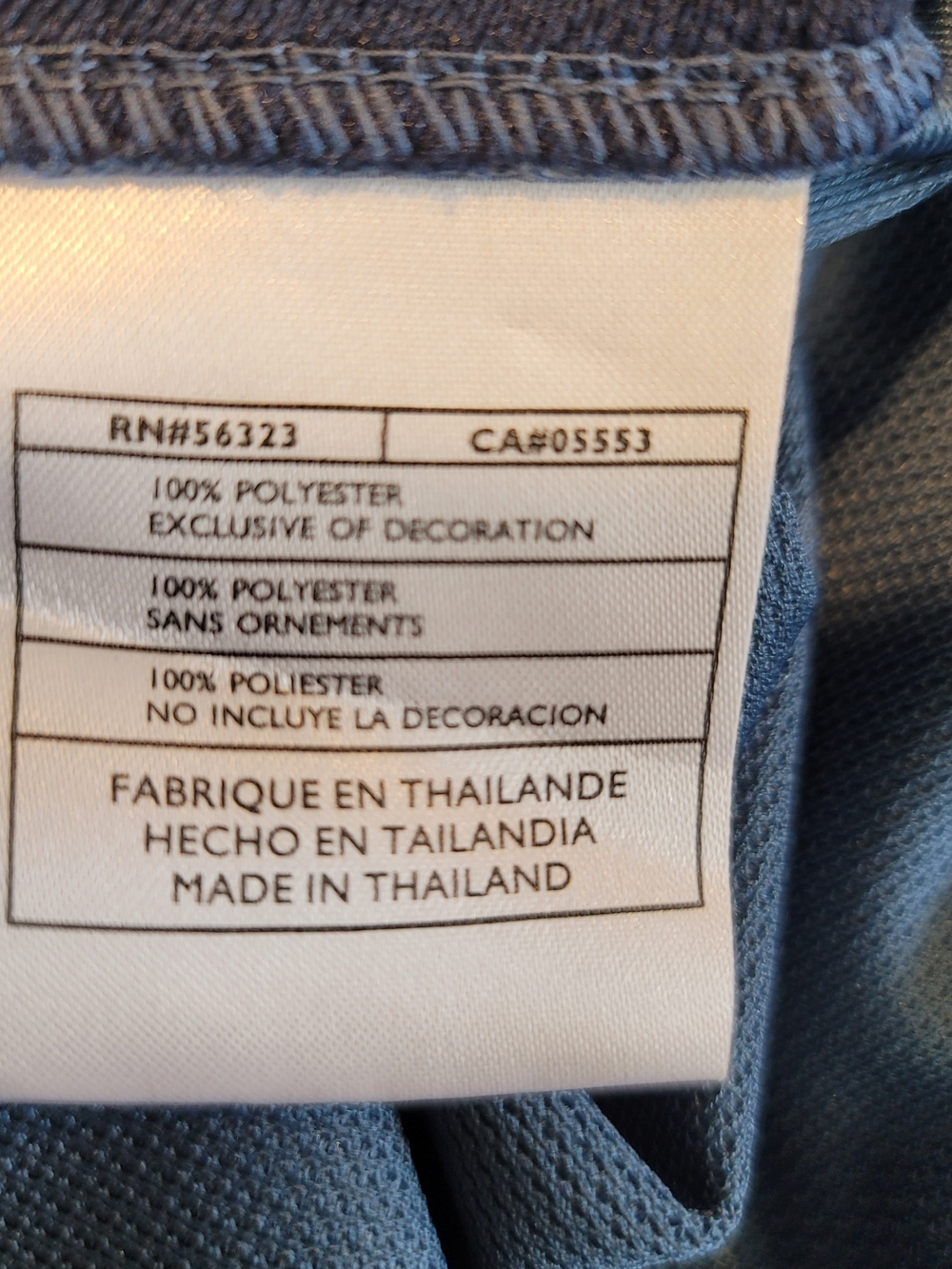 NIKE Long Sleeve Dri-FIT Crew Neck Shirt Slate Blue Men's Size XL - Picture 6 of 6